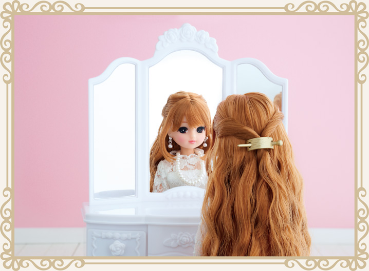 マジェステを使ってキュートなヘアアレンジも楽しめます。