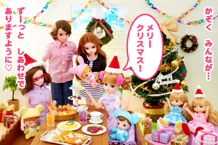 サンタさんに　おねがい♡