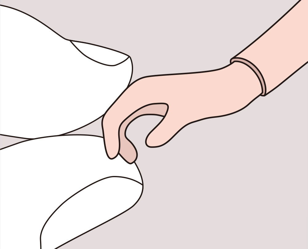 手の付け替え方1
