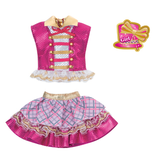 原宿ガールズスクールコーデドレスセット GIRLS CHECK ピンク｜商品