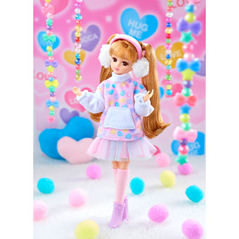 LW－16 もこもこガーリーコーデ｜商品情報｜リカちゃん｜タカラトミー