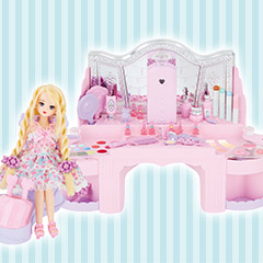 ✨新品極美M✨No.１人気ロイヤルミルクティー春も✨まるでリカちゃん〜ドレス型✨ リカちゃん ゆめみるお姫さま マーメイドジェルドレス