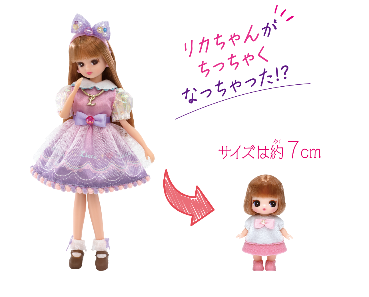 リカちゃんがちっちゃくなっちゃった！？