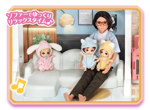 ソファーでゆっくりリラックスタイム♪